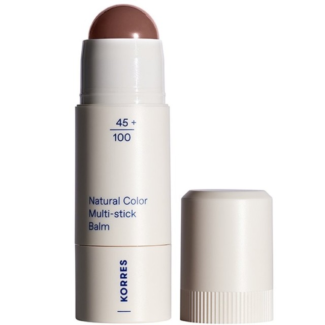 Korres Natural Color Multi-stick Balm 32 Muted Brown Balm Για Χείλη & Ζυγωματικά 4.5g