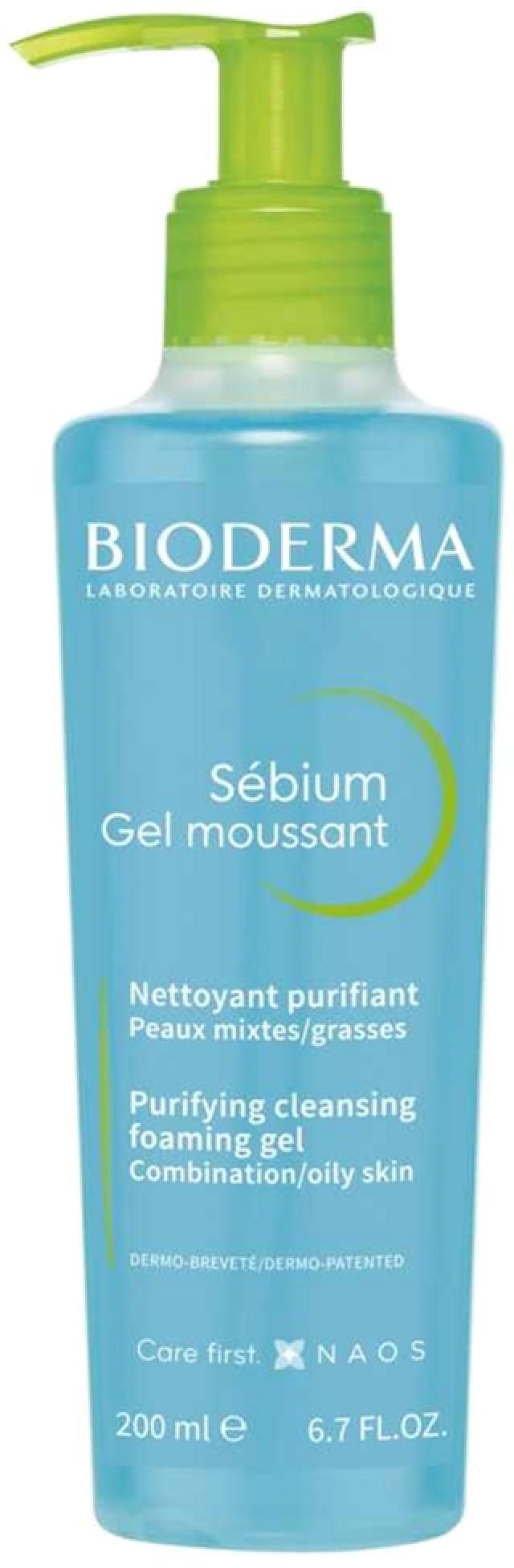 Bioderma Sebium Gel Moussant Καθαρισμού & Ντεμακιγιάζ για Λιπαρό & Ακνεϊκό Δέρμα 200ml