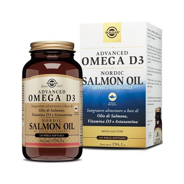 Solgar Full Spectrum Omega Salmon Oil, 120softgels