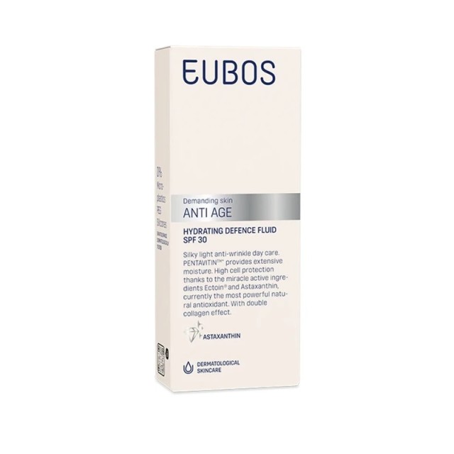 Eubos Anti Age Hydrating Defence Fliud SPF30 Κρέμα Ημέρας Εντατικής Φροντίδας Με Δείκτη Προστασίας 50ml