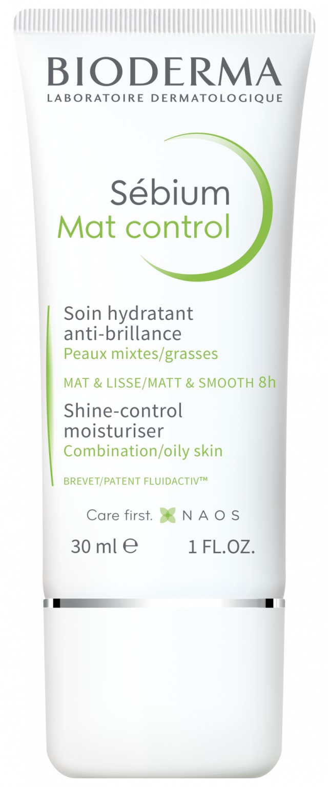 Bioderma Sebium Mat Control, Ενυδάτωση & Ταυτόχρονη Ρύθμιση της Γυαλάδας 30ml