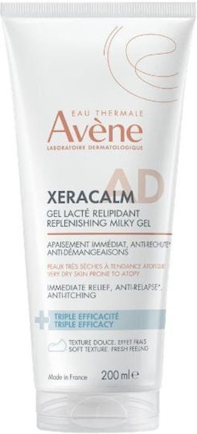 Avene Eau Thermale Xeracalm AD Milky Gel Αναπλήρωσης Λιπιδίων 200ml