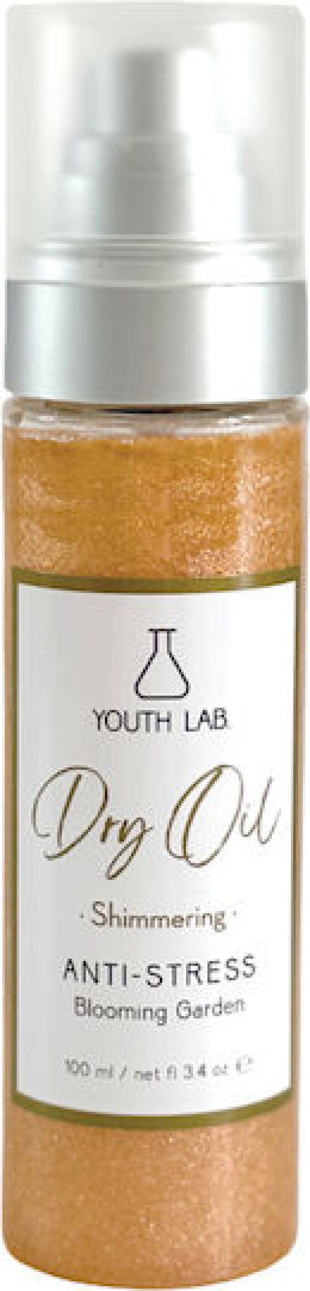 YouthLab. Anti-Stress Shimmering Dry Oil Ιριδίζον Ξηρό Λάδι για Ενυδάτωση, Θρέψη & Προστασία 100ml