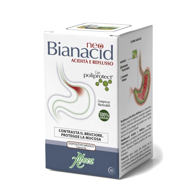 Aboca Neo Bianacid 45 μασώμενες ταμπλέτες