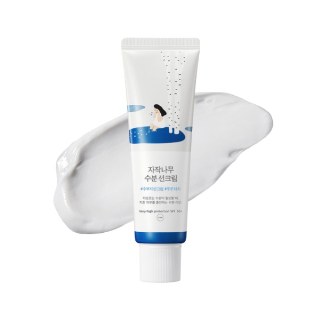 Round Lab Birch Juice Moisturizing Sun Cream Αντηλιακό Προσώπου SPF 50+ 50ml