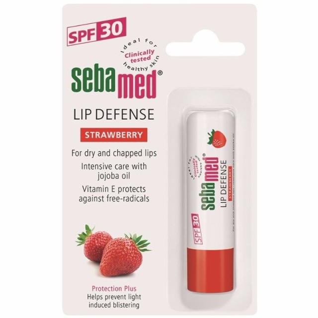 Sebamed Lipstick Spf30 Αντηλιακό Στίκ για τα χείλη 4,8gr. Γεύση Φράουλα