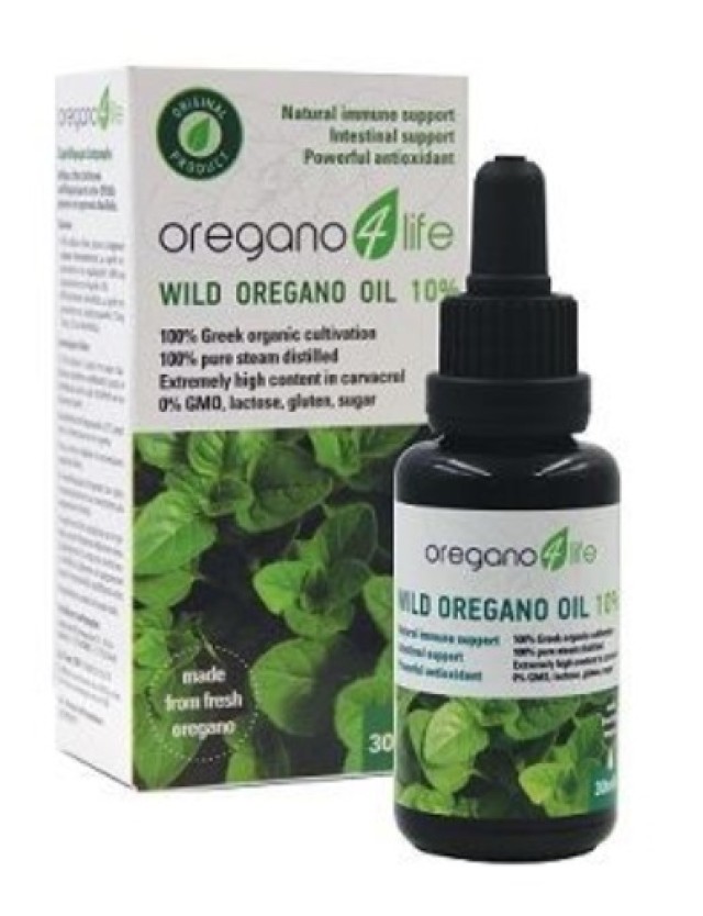 Oregano 4 life Wild Oregano Oil Αιθέριο Έλαιο Ρίγανης 10% σε Οργανικό Ελαιόλαδο 30ml