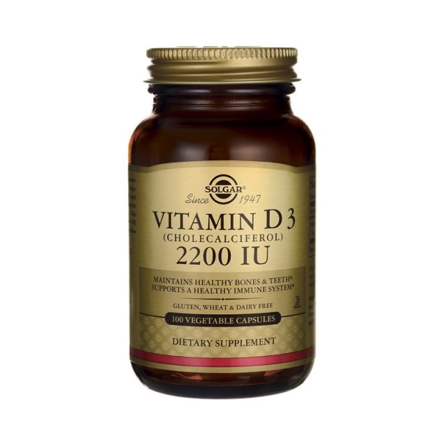 Solgar Vitamin D3 2200IU 100 Caps