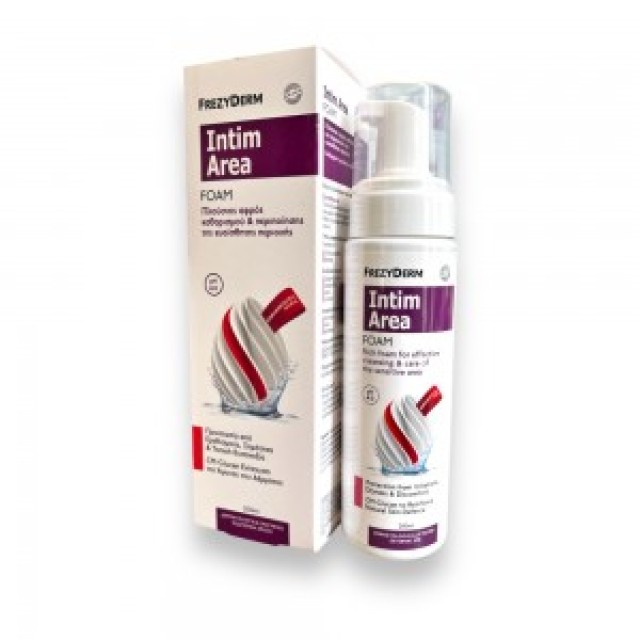 Frezyderm Intim Area Foam ph 4.0, Πλούσιος Αφρός Καθαρισμού της Ευαίσθητης Περιοχής 200ml