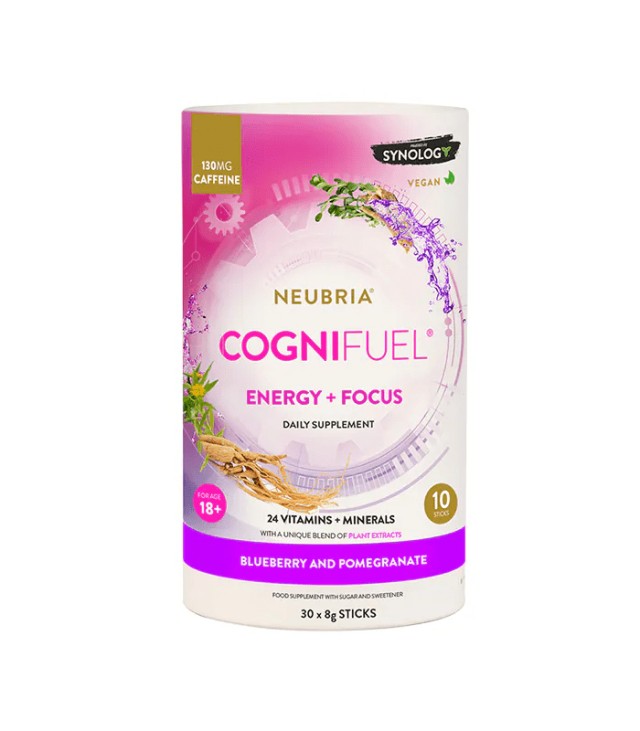 Neubria Cognifuel Bluberry & Pomegranate, Συμπλήρωμα διατροφής 10x8g