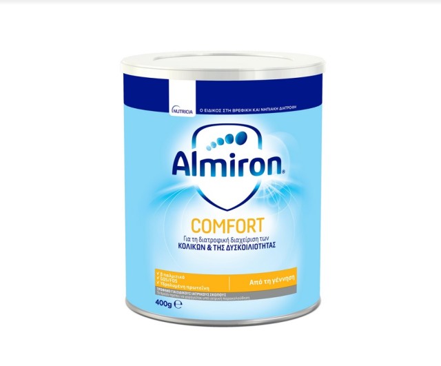  Almiron Comfort 400 gr- Βρεφικό γάλα για την αντιμετώπιση της δυσκοιλιότητας