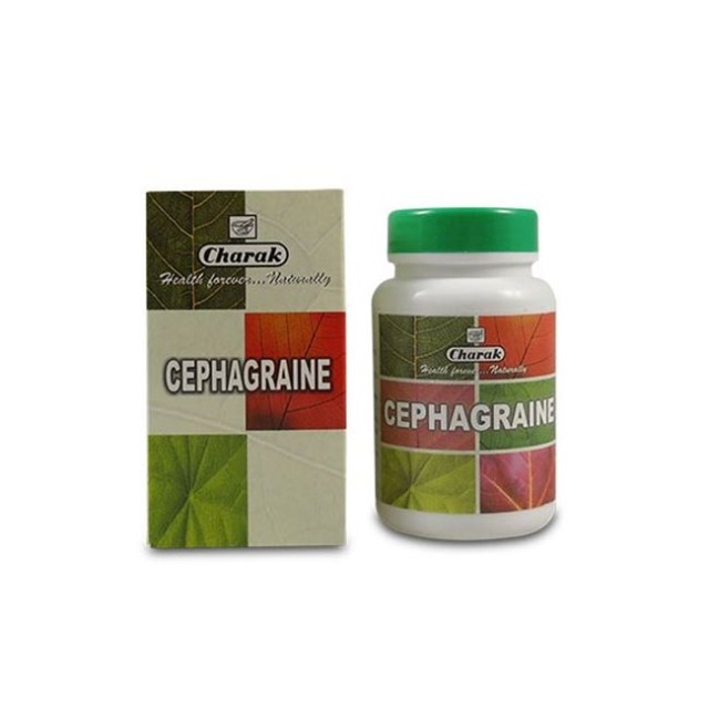 Charak Ayurveda Cephagraine 100 caps. Πονοκέφαλος - Hμικρανία - Pινίτιδα