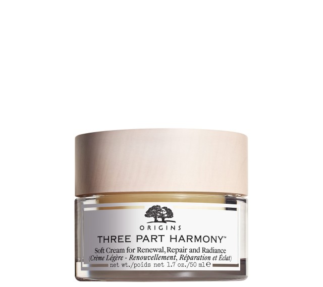 Origins Three Part Harmony Soft Cream for Renewal Repair & Radiance, Κρέμα Αναζωογόνησης, Επανόρθωσης & Λάμψης 50ml